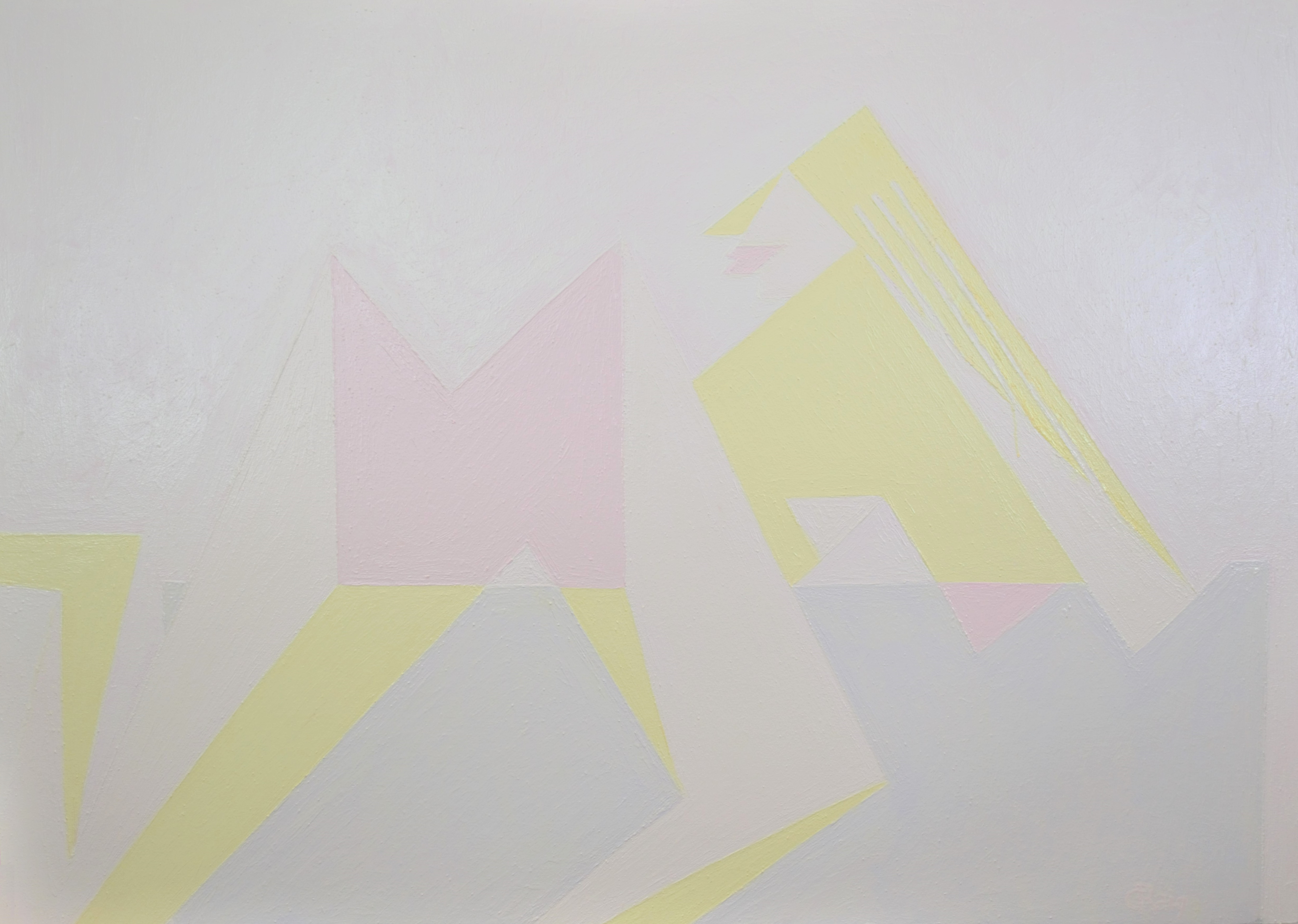 Painting: TRANSPARENT, 60 by 43 inches